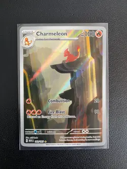 Pokemon TCG Charmeleon 169/165 Scarlet Violet-151 Illustration Rare Card English - Image 1