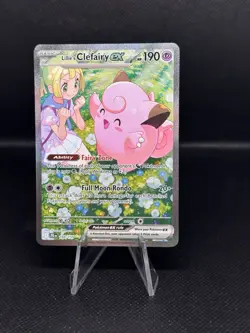 Pokemon TCG Lillies Clefairy EX Journey Together Card 184/159 SIR - Image 1