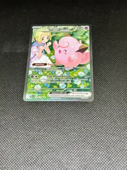 Pokemon TCG Lillies Clefairy EX Journey Together Card 184/159 SIR - Image 4