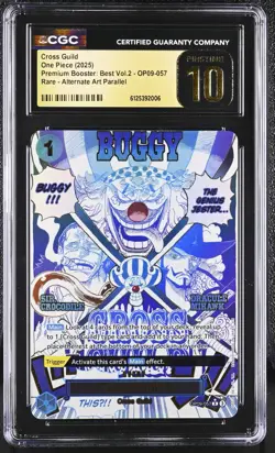 One Piece Card Game TCG PRB02 Cross Guild OP09-057 Alt Art CGC 10 PRISTINE - Image 1