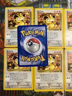 MEOWTH - Team Rocket Set - 62/82 - Common - Pokemon Card - Unlimited (x8) 🔥💎 - Image 4
