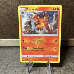 Torracat 25/149 Uncommon Sun & Moon Base Set Pokemon Card - Image 5
