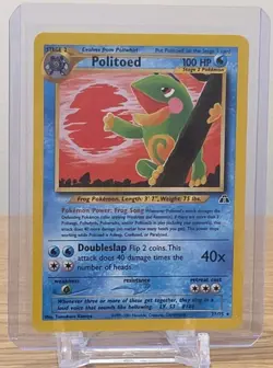 Politoed 27/75 - Neo Discovery Non Holo Pokemon Card - Image 1