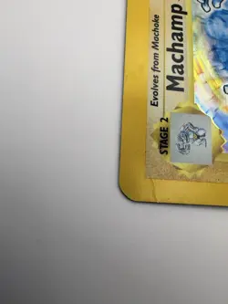 Pokemon Machamp 008/102 1st Edition Holo Card - Image 4
