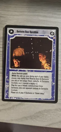 Star Wars CCG Dantooine Base Operations Special Edition R Card Decipher BB - Image 1