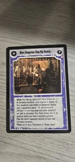 Star Wars CCG Dantooine Base Operations Special Edition R Card Decipher BB - Image 2