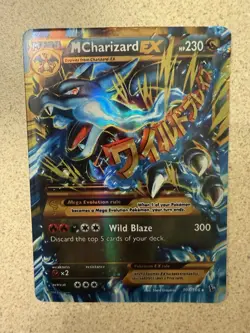 Mega M Charizard EX 108/106 (Secret Rare) 2014 XY FLASHFIRE Pokemon Card - Image 1