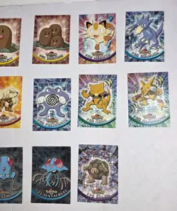 1999 Pokemon Topps Series Blue Label Lot Of 17 Cards LP Holo & Non Holo - Image 3