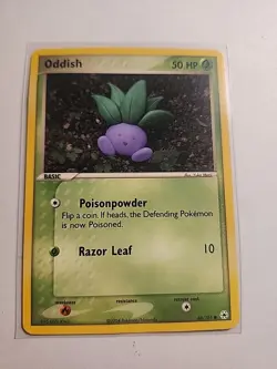 Oddish 68/101 Common Regular Hidden Legends Vintage Pokemon TCG Card - Image 1