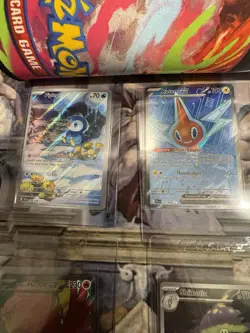 6x Lot Pokemon Cards Full Art Holo + Charizard Phantasmal Flames ETB Mat Rare - Image 5