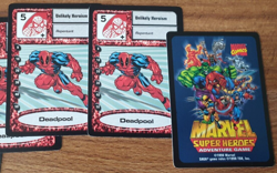 1998 DEADPOOL MARVEL SUPER HEROES ADVENTURE GAME CARD SAGA TSR RULES - Image 2