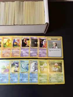 Huge Collection Bulk Lot 600+ ALL Shadowless Base Set Pokemon Cards WOTC MP-HP - Image 3