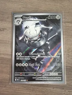 Steelix 150/132 Illustration Rare Me01 Mega Evolution Holo NM Pokemon TCG Card - Image 1