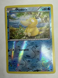 Pokemon TCG Psyduck Breakpoint 16/122 Reverse Holo Common Card “Near Mint” - Image 1