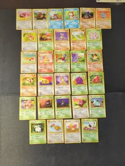 Japanese Jungle Collect x30 Cards Vintage Lot Pokemon - Image 1