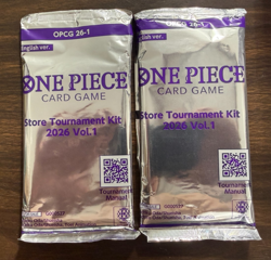2 KIT LOT of SEALED 2026 One Piece Card Game Store Tournament Kits Vol. 1 (6B) - Image 1
