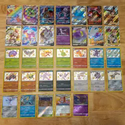Pokemon TCG 35 Card Lot V VMAX GX Secret Rare Ultra Rare Shiny Vault - Image 1