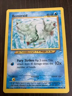 Remoraid 50/64 Neo Revelation Rare Vintage Pokemon Card - Image 1