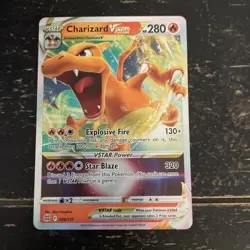Pokemon Charizard VSTAR Swsh09: Brilliant Stars Ultra Rare Holo 018/172 Card - Image 1