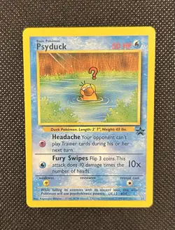 Pokemon Card - Psyduck WotC Black Star Promo 20 - LP/NM - Image 1