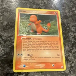 Pokemon TCG Ditto (Charmander) 37/113 Delta Species Uncommon Regular 60HP Card - Image 1