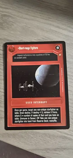 Star Wars CCG Short Range Fighters Special Edition R Card Decipher BB - Image 1