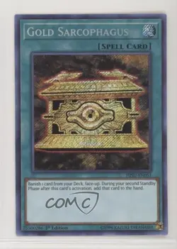 Gold Sarcophagus 1st Ed. YuGiOh Hidden Summoners #HISU-EN051 - Image 1
