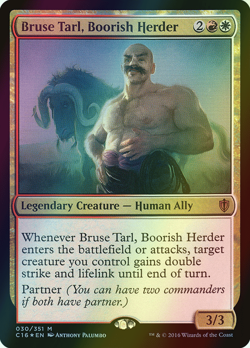 MTG Bruse Tarl, Boorish Herder Foil ** Commander 2016 ** English - Image 1