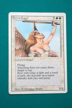 Serra Angel - MTG - Revised - Light to Moderate Play - Magic the Gathering(2) - Image 1