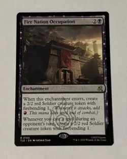 MTG Fire Nation Occupation - Avatar: The Last Airbender: Eternal-Legal NM - Image 1