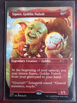 MTG Squee, Goblin Nabob Secret Lair 30th Anniversary Countdown Kit 1999 RAY - Image 1