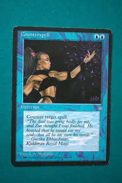 Counterspell - MTG - Ice Age - MP to HP (SEE PICS) - Magic the Gathering(2) - Image 1