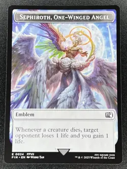 SEPHIROTH, ONE-WINGED ANGEL / ROBOT WARRIOR 024 FIN Regular MTG: Final Fantasy - Image 1