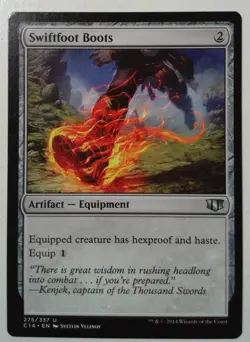 Swiftfoot Boots *Uncommon* Magic MtG x1 Commander 2014 SP - Image 1