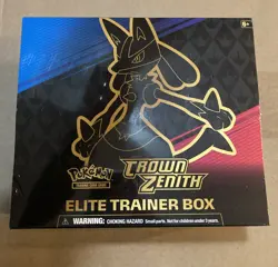 Pokemon Crown Zenith Elite Trainer Box W Display Factory Sealed Damage See Photo - Image 3