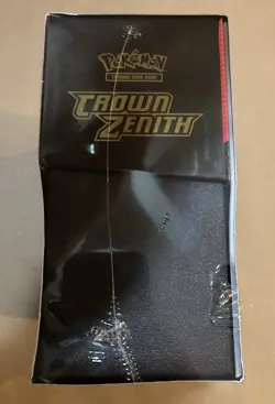 Pokemon Crown Zenith Elite Trainer Box W Display Factory Sealed Damage See Photo - Image 4