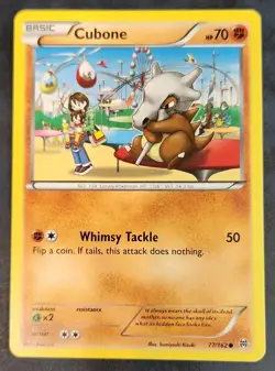 2015 Pokemon XY BREAKthrough Cubone #77/162 - Image 1