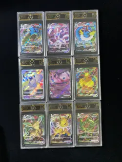 9 Lot Pokemon S-Chinese RRR Umbreon Mew Vmax pikachu OCD10（same as PSA10） JL89 - Image 1