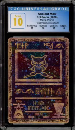 Pokemon Ancient Mew Movie 2000 Promo CGC 10 PERFECT - Image 1