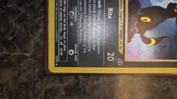 Neo Genesis Umbreon 13/75 Holo Rare! Mp-Lp Pokemon Card 🌑🌑🌑🌑✨🔥 Cool Card! - Image 5