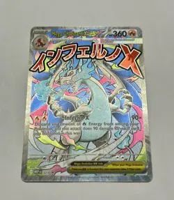 2025 Pokemon MEP Black Star Promos Mega Charizard X ex Full Art #023 Fresh pull - Image 2