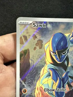 Sawk 130/086 Illustration Rare – White Flare SV – Pokemon TCG - NM - Image 3