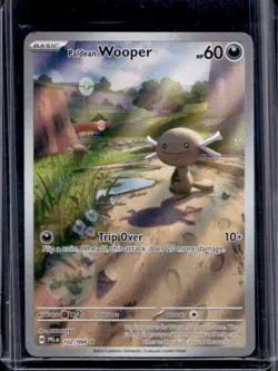 2025 Pokemon Phantasmal Flames Paldean Wooper Illustration Rare #102/094 - Image 1