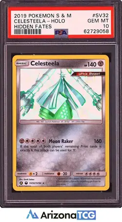 Pokemon 2019 Celesteela SV32/SV94 Holo Hidden Fates GEM MINT PSA 10 - Image 1