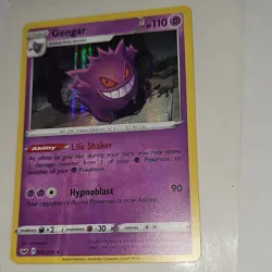 Pokemon Gengar Swsh01 Sword & Shield 085/202 Holo Rare Mint - Image 1