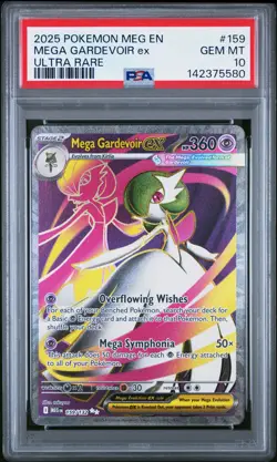 2025 POKEMON MEG EN-MEGA EVOLUTION ULTRA RARE #159 MEGA GARDEVOIR EX PSA 10 - Image 1