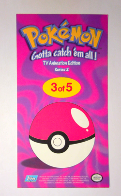 2000 Topps Pokemon TV Tin Topper Jumbo #3 of 5 Team Rocket Series 2 Animation - Image 3