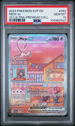2023 Pokemon Black Star Promo Mew Ex #053 GEM MT PSA 10 151 Ultra-Premium Coll - Image 1