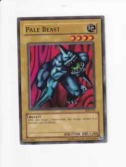 Yu-Gi-Oh Yugioh PALE BEAST SDK-031 (#2) - Image 1