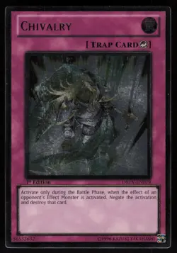 Chivalry (UTR) DREV-EN079 Ultimate Rare 1st Edition Yu-Gi-Oh - Image 1